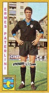 Cromo Ermes Paterlini - Calciatori 1969-1970 - Panini