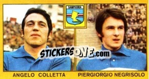 Sticker Angelo Colletta / P. Negrisolo - Calciatori 1969-1970 n. 223 - Panini