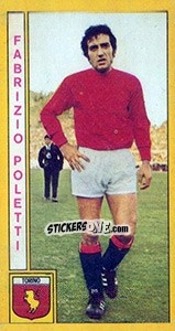 Cromo Fabrizio Poletti - Calciatori 1969-1970 - Panini