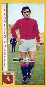 Sticker Fabrizio Poletti - Calciatori 1969-1970 n. 228 - Panini