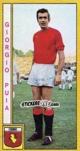 Sticker Giorgio Puia - Calciatori 1969-1970 n. 231 - Panini