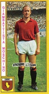Sticker Giambattista Moschino - Calciatori 1969-1970 - Panini