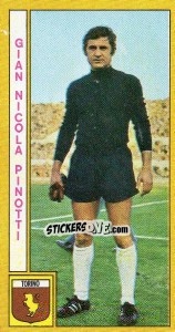 Sticker Gian Nicola Pinotti - Calciatori 1969-1970 n. 238 - Panini