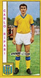 Sticker Carlo Ripari - Calciatori 1969-1970 - Panini