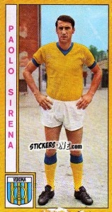 Sticker Paolo Sirena - Calciatori 1969-1970 n. 245 - Panini