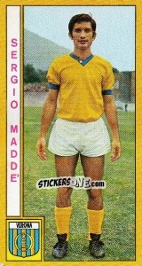 Sticker Sergio Madde - Calciatori 1969-1970 - Panini