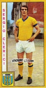 Figurina Sergio Clerici - Calciatori 1969-1970 - Panini