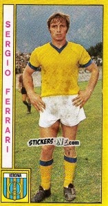 Sticker Sergio Ferrari - Calciatori 1969-1970 n. 253 - Panini