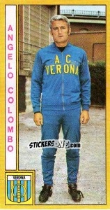 Sticker Angelo Colombo - Calciatori 1969-1970 n. 254 - Panini