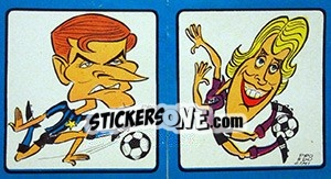 Sticker Facchetti / Ferrante - Calciatori 1969-1970 n. 265 - Panini