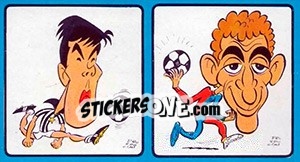 Sticker Salvadore / Scopigno - Calciatori 1969-1970 n. 274 - Panini