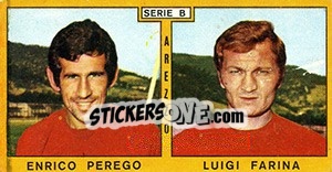 Cromo Perego / Farina - Calciatori 1969-1970 - Panini