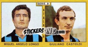 Sticker Longo / Castoldi - Calciatori 1969-1970 n. 295 - Panini