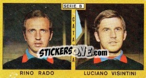 Sticker Rado / Visintini - Calciatori 1969-1970 n. 299 - Panini