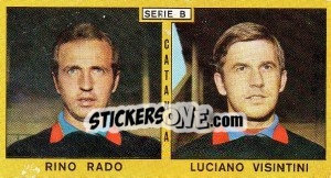 Sticker Rado / Visintini - Calciatori 1969-1970 - Panini