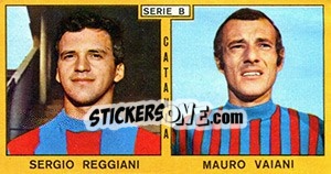 Sticker Reggiani / Vaiani - Calciatori 1969-1970 - Panini