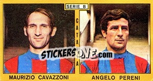 Cromo Cavazzoni / Pereni - Calciatori 1969-1970 - Panini