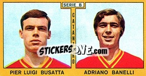 Cromo Busatta / Banelli - Calciatori 1969-1970 - Panini