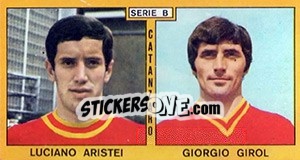 Sticker Aristei / Girol - Calciatori 1969-1970 - Panini