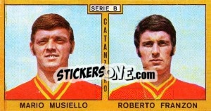 Sticker Musiello / Franzon - Calciatori 1969-1970 n. 310 - Panini