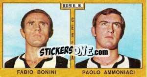 Sticker Bonini / Ammoniaci - Calciatori 1969-1970 n. 312 - Panini