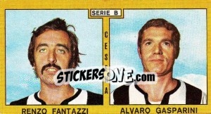 Cromo Fantazzi / Gasparini - Calciatori 1969-1970 - Panini