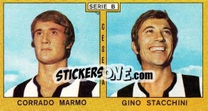 Cromo Marmo / Stacchini - Calciatori 1969-1970 - Panini