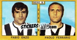 Sticker Enzo / Ferrario - Calciatori 1969-1970 n. 316 - Panini