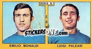 Sticker Monaldi / Paleari - Calciatori 1969-1970 - Panini