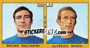 Sticker Ballarini / Magni - Calciatori 1969-1970 n. 319 - Panini