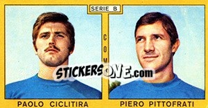 Sticker Ciclitira / Pittofrati - Calciatori 1969-1970 - Panini