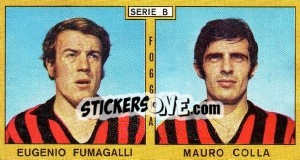 Sticker Fumagalli / Colla - Calciatori 1969-1970 - Panini