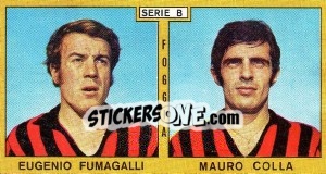 Sticker Fumagalli / Colla - Calciatori 1969-1970 n. 324 - Panini