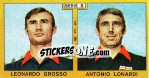 Sticker Grosso / Lonardi - Calciatori 1969-1970 - Panini
