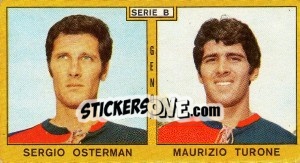 Figurina Osterman / Turone - Calciatori 1969-1970 - Panini