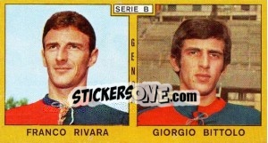 Sticker Rivara / Bittolo - Calciatori 1969-1970 n. 332 - Panini