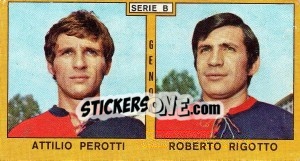 Cromo Perotti / Rigotto - Calciatori 1969-1970 - Panini