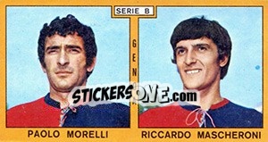 Sticker Morelli / Mascheroni - Calciatori 1969-1970 n. 334 - Panini