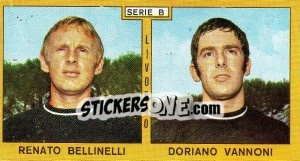 Cromo Bellinelli / Vannoni - Calciatori 1969-1970 - Panini