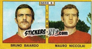Sticker Baiardo / Niccolai - Calciatori 1969-1970 n. 336 - Panini