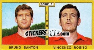 Sticker Santon / Rosito - Calciatori 1969-1970 n. 340 - Panini