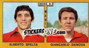 Sticker Spelta / Danova - Calciatori 1969-1970 - Panini