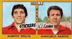 Sticker Spelta / Danova - Calciatori 1969-1970 n. 345 - Panini
