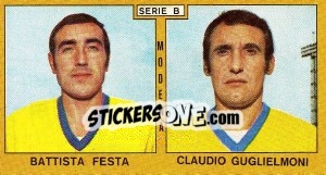 Sticker Festa / Guglielmoni - Calciatori 1969-1970 n. 349 - Panini