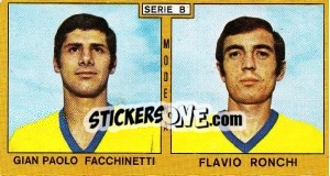 Sticker Facchinetti / Ronchi - Calciatori 1969-1970 - Panini