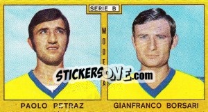 Sticker Petraz / Borsaru - Calciatori 1969-1970 n. 352 - Panini