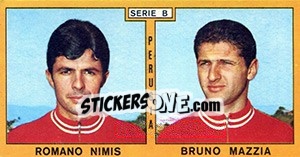 Sticker Nimis / Mazzia - Calciatori 1969-1970 - Panini