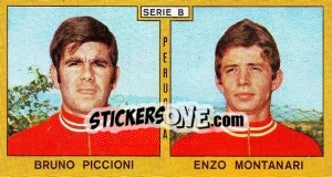 Figurina Piccioni / Montanari - Calciatori 1969-1970 - Panini