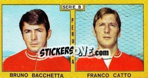 Sticker Bacchetta / Catto - Calciatori 1969-1970 n. 364 - Panini
