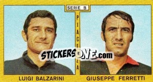 Sticker Balzarini / Ferretti - Calciatori 1969-1970 - Panini